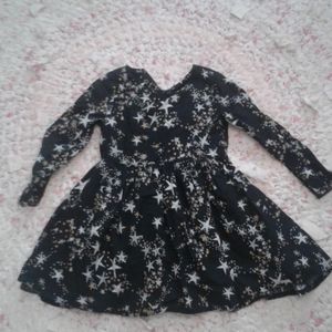 Black star dress